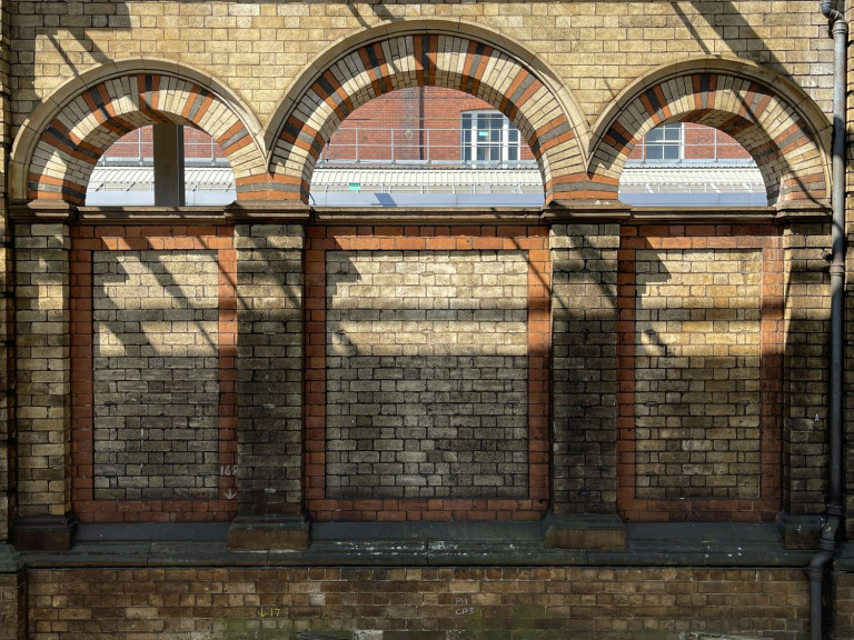 Crewe station wall